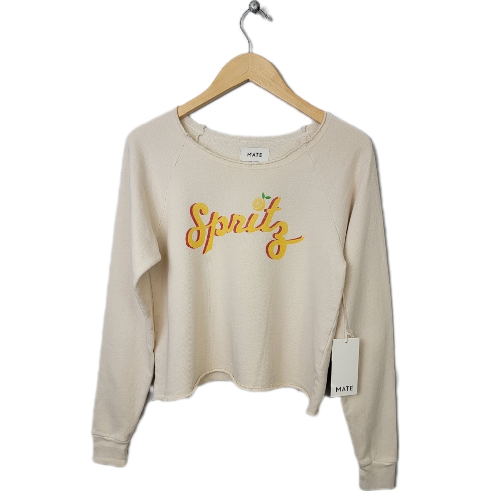 🆕️MATE the Label Spritz Graphic Crop Sweatshirt